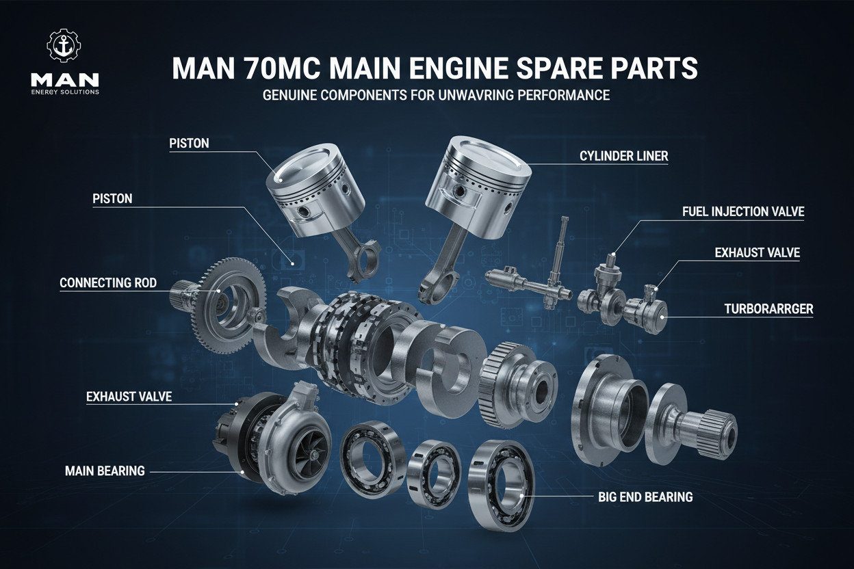 MAN B&W 70MC Engine Spares | Genuine & Reconditioned Marine Parts