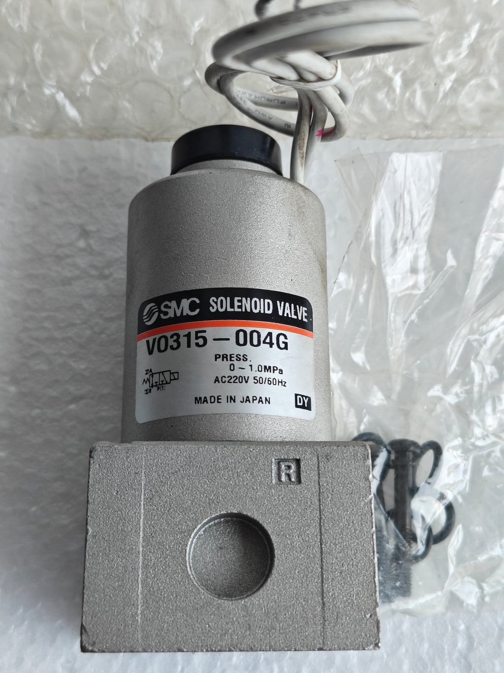 SMC V0315-004G SOLENOID VALVE 0~1.0 mpa