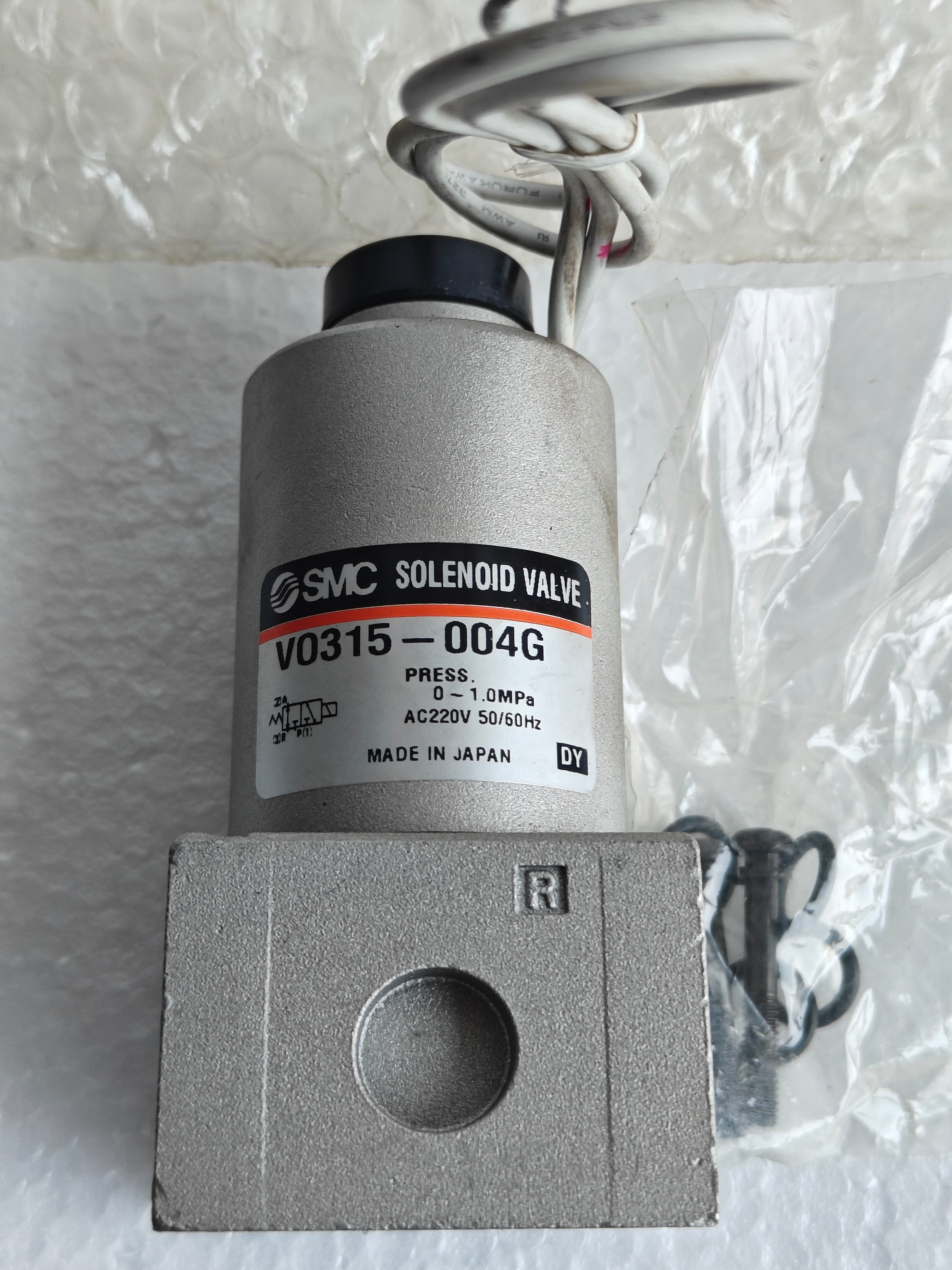 SMC V0315-004G SOLENOID VALVE 0~1.0 mpa