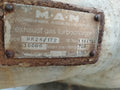 MAN B&W NR 26/172 turbocharger nameplate showing technical specifications